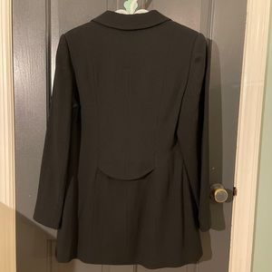 Black Crepe Fitted Blazer